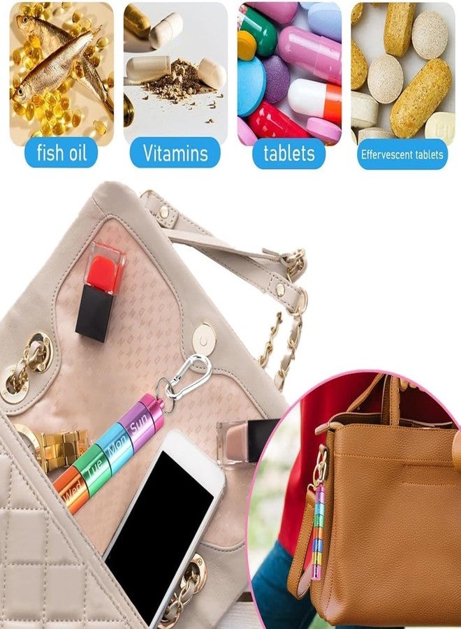 KIDWILL Weekly Pill Organizer Box, Pill Box 7 Day,7 Detachable Portable Waterproof Daily Tablet Case Medicine Organizer with Large Compartment, Travel Pill Container for Supplements, Tablet Organizer Case - Image 4